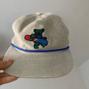Grateful Dead x TGR Board Bear Snapback - grey corduroy